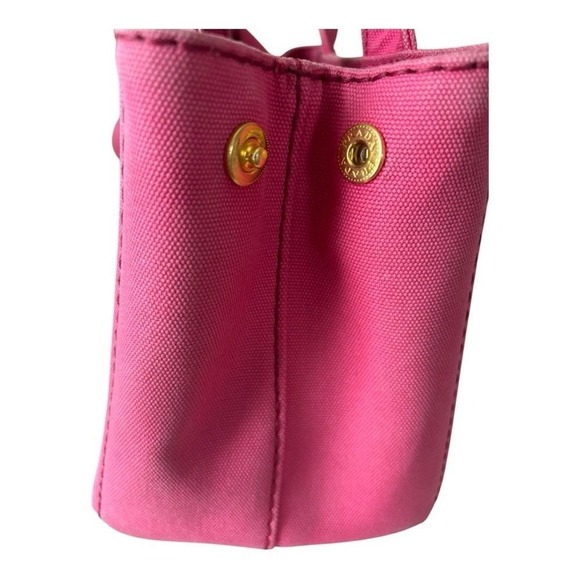 Prada Canapa pink 2 ways bag - Authentic - Picture 5 of 14
